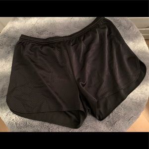 Mesh, drawstring, athletic shorts
